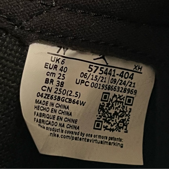 NWB Air Jordan 1 Retro High OG Dark Marina Blue GS Sneakers - Picture 7 of 9